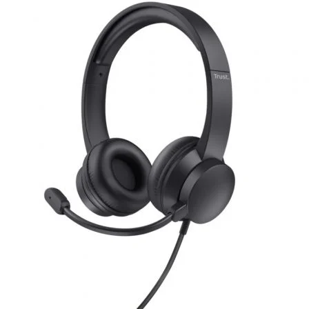 Trust Ayda Auriculares Supraaurales USB con Micrófono Negro Trust Ayda Auriculares Supraaurales USB con Micrófono Negro